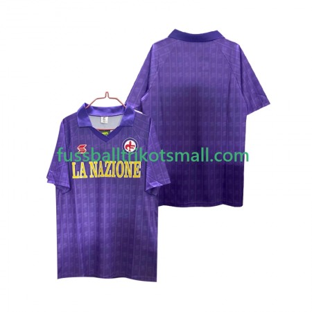 Fußballtrikots ACF Fiorentina 1989 Retro 1990 Kurzarm Heimtrikotsatz kaufen